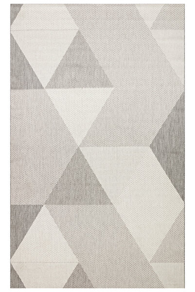 Halımax Sisal Halı London Gri Kaymaz Taban Silinebilir Hav Toz Vermez Balkon Mutfak Koridor Halısı