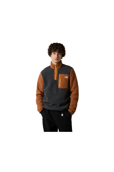 THE NORTH FACE M Yumiori 1/4 Zip Чоловіча куртка з чвертью блискавки NF0A883SEOF1 Сіра