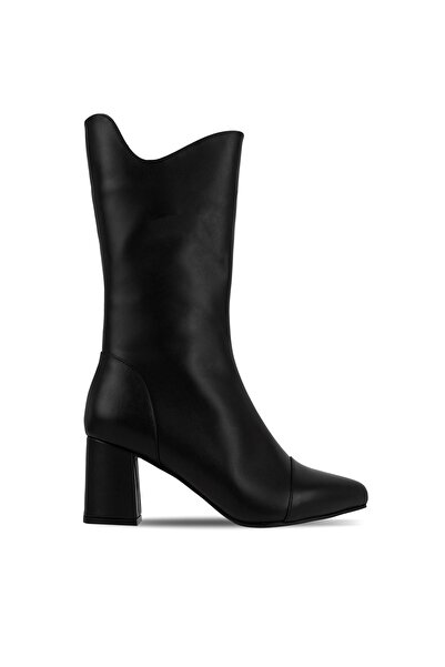 Lal Shoes & Bags Cizme cu toc pentru femei Afraid, din piele naturală, cu vâr...