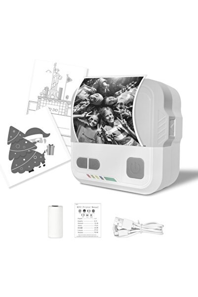 VALA Mini imprimantă portabilă, VALA® X100 Future, Bluetooth, aplicație Tiny ...