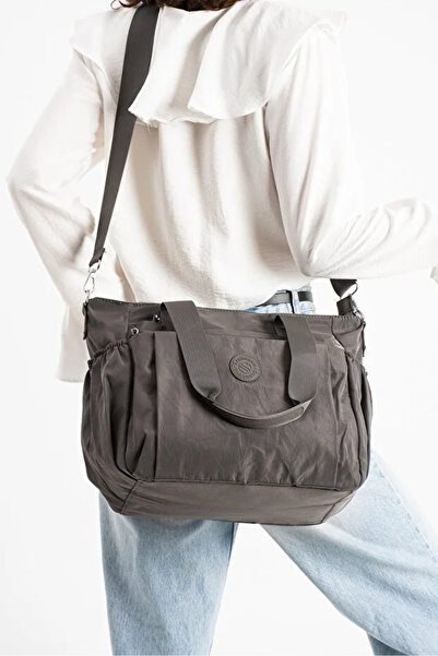 Sanmorris Women's Large Size Long Strap Parachute Fabric Hand & Shoulder Bag - Daily College