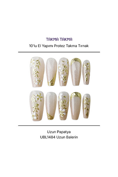 Takma Takma S Beden 10'lu Ten Rengi Uzun Balerin UBL1484 Tekrar Kullanılabili...