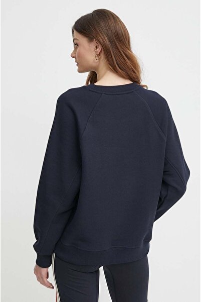 Tommy Hilfiger WOMEN'S EMBROIDERED LOGO SWEATSHIRT RELAXED FIT