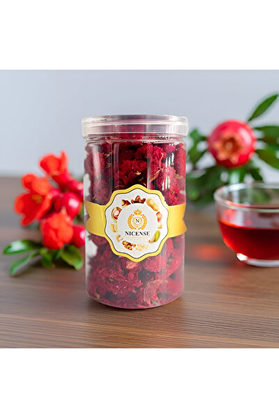 nicense برطمان زهر الرمان ١٠٠ غرام - شاي زهور أعشاب مجففة فاخر، مضاد أكسدة طب...