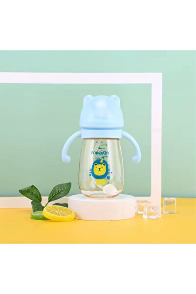 Denn Store Cana cu tetină si cu mânere pentru bebeluși 300ml 6luni+