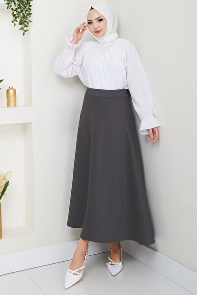 hafsamina Mevlana Skirt Smoked Hm2716
