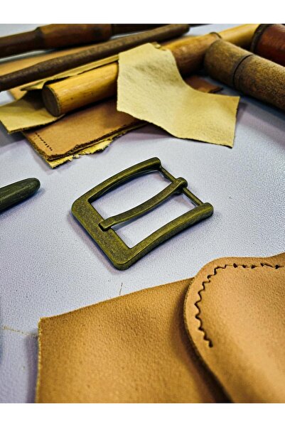 srtfootcare مشبك حزام 3.5 سم بلون عتيق قطعة واحدة (لصناعة الجلود، هواية الجلود)