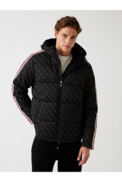 Guess 4G kapüşonlu şişme mont Z5BL02WFIQ2-26K