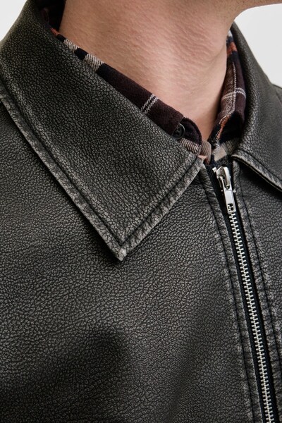 Jack & Jones Jjecasablanca Erkek Deri Mont