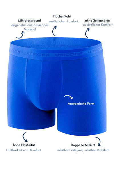 uniconf Men's boxer shorts BB08RRAC made of cotton with lycra