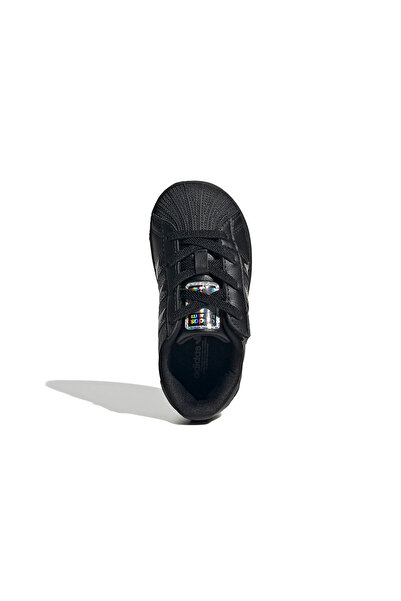 adidas Superstar Led Lights Cf El I Baby Lighted Casual Shoes Js1295 Black