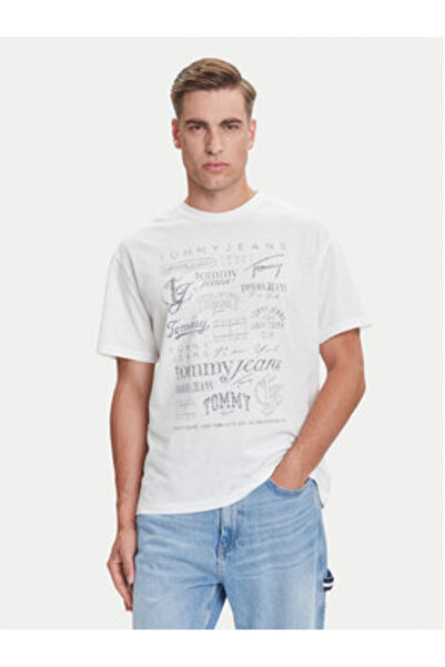 Tommy Jeans Ανδρικό T-Shirt DM0DM21584 Πολύχρωμο