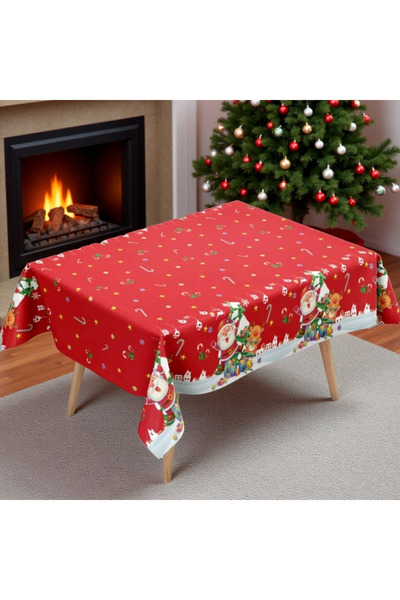 OEM Set of 2 themed tablecloths, Christmas pattern, made of aluminum foil, 183 x 137 cm, 2260-2502
