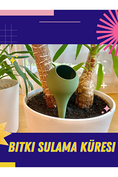 3dreams studio 🌿 AquaSphere Bitki Sulama Küresi – Saksı İçin Akıllı Su Deposu