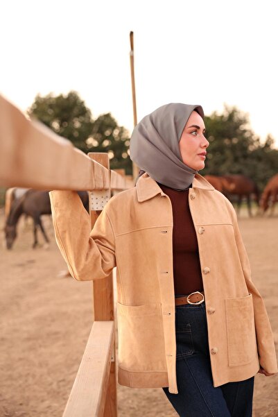 Silk Home Sura Silk Scarf 11416-S11 Smoke