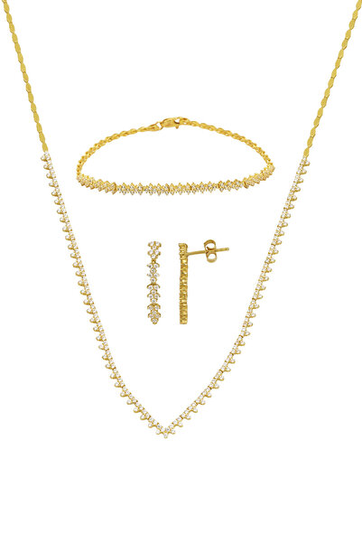 Bilezikci Belle Suyolu Altın Takı Seti