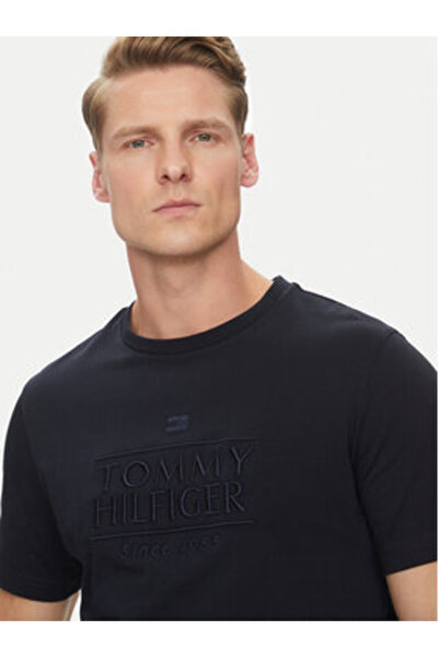 Tommy Hilfiger Ανδρικό T-Shirt MW0MW38620 Μπλε