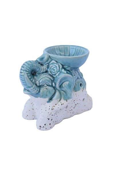 PUFO Feng Shui ceramic aromatherapy vase, elephant pattern, 12 cm