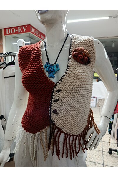 Tasarım Kişiye özel el örgüsü cepken yelek