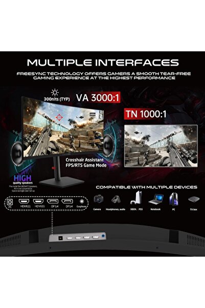 GAMEON Spectra Pro 34-Inch Curved Gaming Monitor Ultra-Wide QHD 3440x1440 180Hz 0.5ms MPRT