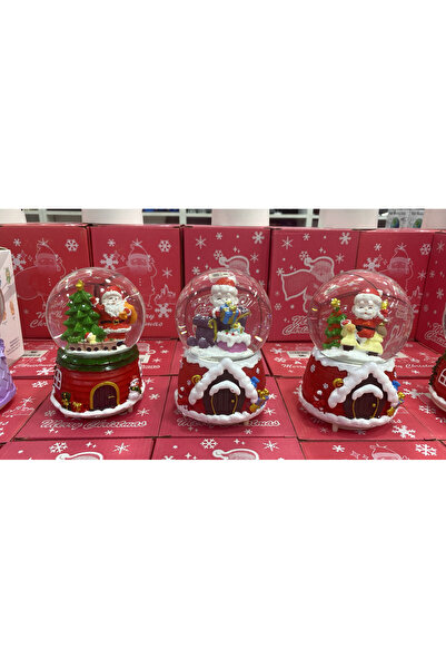 teknonisa yılbaşı karküresi püskürtmeli mega boy 16 cm sürpriz