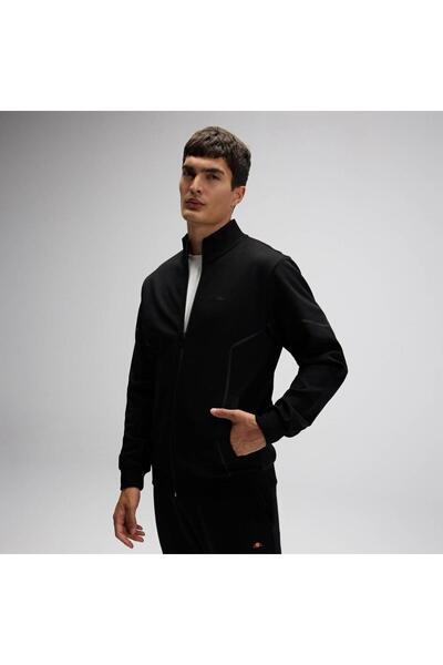 Ellesse Em545-Bk Zippered Men's Sweatshirt - Black
