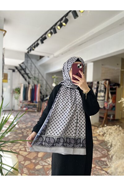 Neva Vual Silk Shawl Women's Vual Silk Shawl Ethnic Pattern