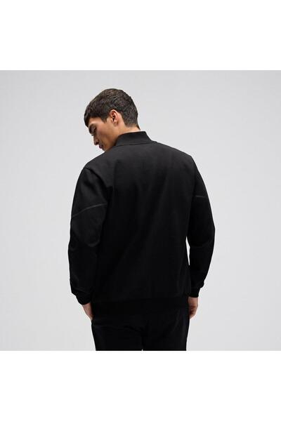 Ellesse Em545-Bk Zippered Men's Sweatshirt - Black