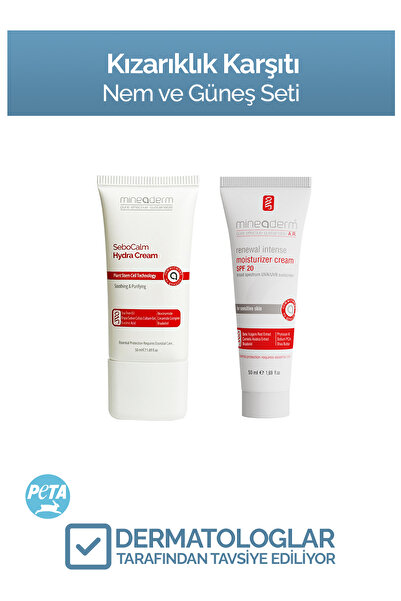 mineaderm Kızarıklık Karşıtı Nem ve Güneş Seti