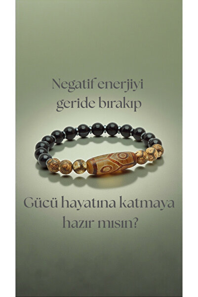 Özer DOĞALTAŞ SİYAH AKİK-TİBET AKİK (POZİTİF ENERJİ, KARARLILIK, BİLGELİK, ÖZ...