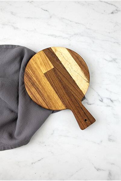 FH finehome Siena Wooden Cutting Board with Flat Handle Small
