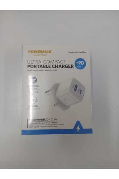 powermax WINMAX Home Charger (65W) (WC051) - with 2 Type-C (PD) + USB (USB-A) Ports