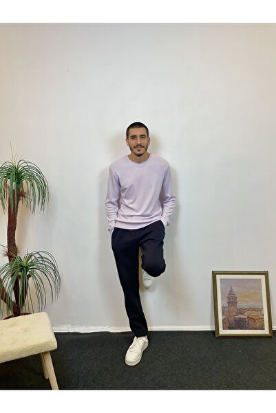 Superlife Ανδρικό φούτερ Superlife με λεπτή εφαρμογή με λαιμόκοψη SPR 20K17