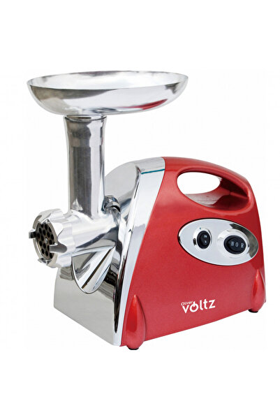Voltz Meat grinder w/ tomato attachment Oliver OV51991A, 1400W, Reverse, Sauces&Kubbe Accessorie,Red