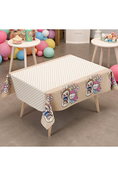 OEM Set of 2 party tablecloths, Labubu model, made of aluminum foil, 183 x 13...