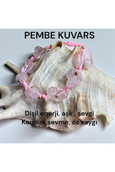 kuartz Pink Quartz Bracelet. Certified Original