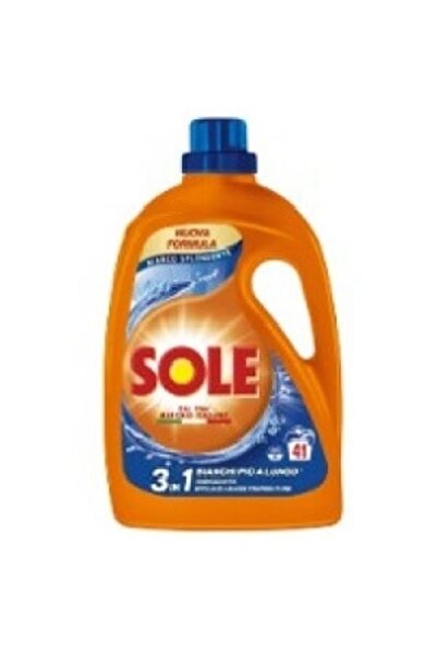 Sole Detergent lichid italian cu bicarbonat Bianco Splendente 41 utilizari