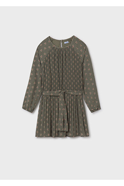 MAYORAL 7914-41 KIZ ÇOCUK YEŞİL ELBİSE