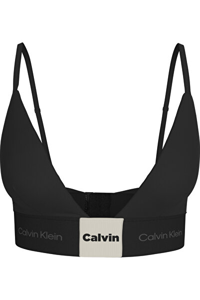 Calvin Klein Siyah Kadın Unlined Triangle Bralet