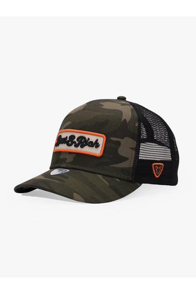 RustandRich Women Men Khaki Baseball Cap Curved Visor Urban Collection Camouflage