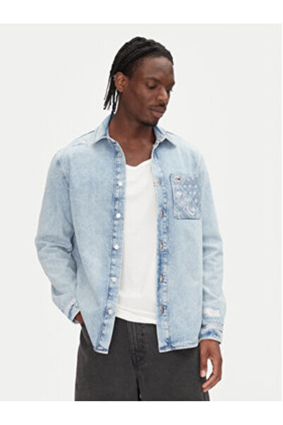 Tommy Jeans Ανδρικό αμάνικο μπλουζάκι DM0DM20790 Πολύχρωμο