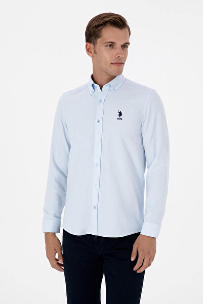 U.S. Polo Assn. Nova025K Açık Mavi Erkek Gömlek 2225592