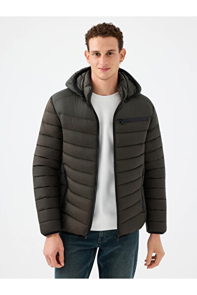 Loft Regular Fit Khaki Men's Coat Lf2033757