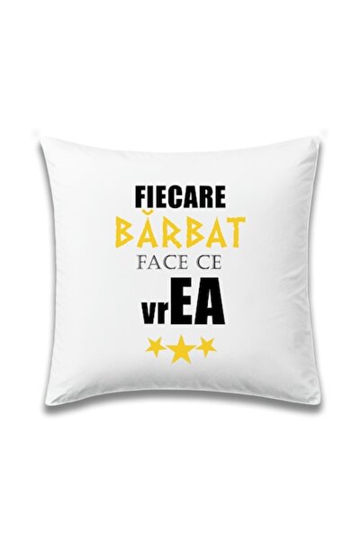 OEM Custom Pillow with Message: 'Every man does what he wants', Betaprint, 40...