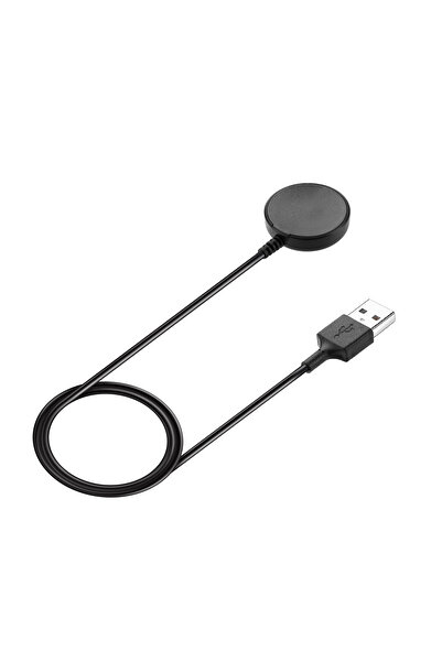 bovinox Samsung Galaxy Watch 6 ile Uyumlu Akıllı Saat Usb Şarj Aleti Akıllı Saat Şarj Kablosu Manyetik Siyah