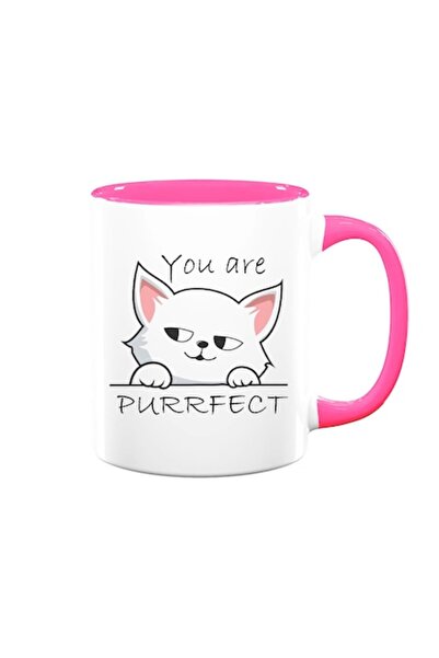 OEM Cană personalizată cu mesajul „Ești perfectă”, Betaprint, albă cu interio...