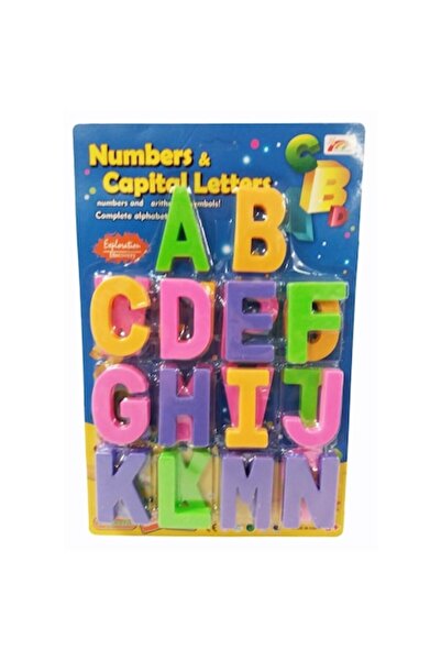 Toy Toy Toy Set educațional pentru copii – Litere magnetice colorate în limba...