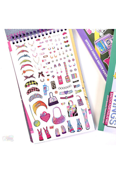 Gıpta Style on Portfolio Sketch Set Fashion Design Notebook Set K9015