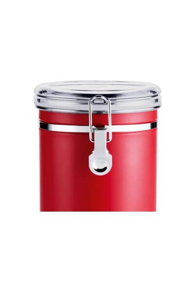 Tchibo Stainless Steel Coffee Container Red 500 Gr 632940