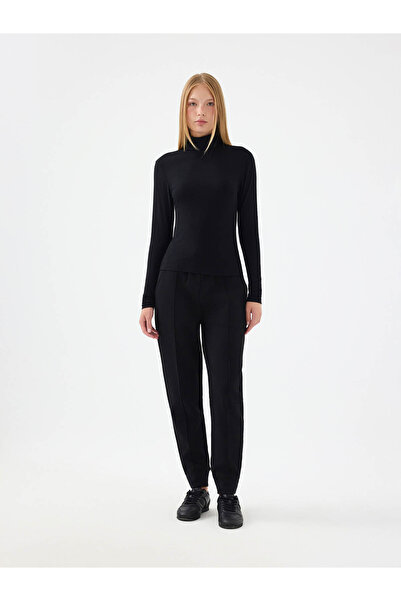 Loft Jogger Fit Siyah Kadın Eşofman Altı Lf2038218